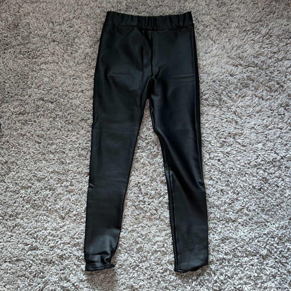 Leather Faux Skinny Leggings size Small